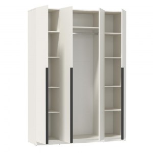 Марко 95.01 Шкаф 4-х дверный (Олмеко) Белый